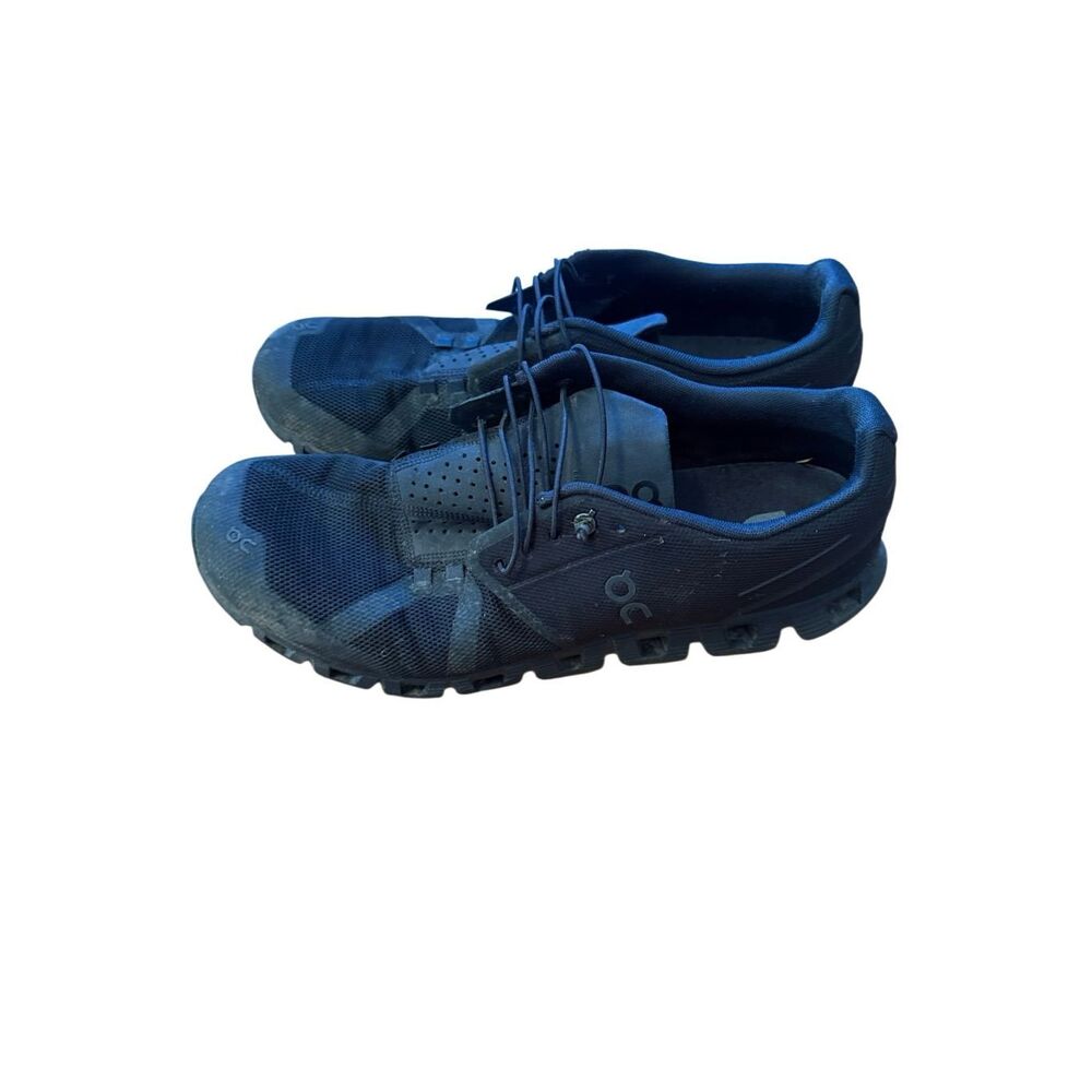 On Running Cloud 5 Midnight Black Running Shoe 12.5